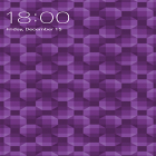 Outre le fond d'écran animé Horloge multicolore  pour Android téléchargez l'apk gratuit de screensaver Violet .