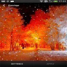 Outre le fond d'écran animé Année tournante pour Android téléchargez l'apk gratuit de screensaver Chute de neige  .