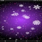 Outre le fond d'écran animé Supernova  pour Android téléchargez l'apk gratuit de screensaver Flacons de neige  .