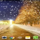 Outre le fond d'écran animé Etang avec Koi pour Android téléchargez l'apk gratuit de screensaver Nuit de neige .
