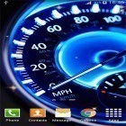 Outre le fond d'écran animé Montre d'auto pour Android téléchargez l'apk gratuit de screensaver Indicateur de vitesse  .
