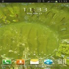 Outre le fond d'écran animé Océan à minuit  pour Android téléchargez l'apk gratuit de screensaver Véritable eau .