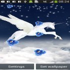 Outre le fond d'écran animé Nuit d'hiver  pour Android téléchargez l'apk gratuit de screensaver Licorne .