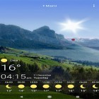 Outre le fond d'écran animé Coucher du soleil pour Android téléchargez l'apk gratuit de screensaver Météo  .