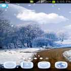 Outre le fond d'écran animé Voeux d'amour  pour Android téléchargez l'apk gratuit de screensaver Chute de neige d'hiver .