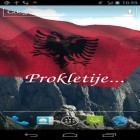 Outre le fond d'écran animé Cubes mobiles   pour Android téléchargez l'apk gratuit de screensaver Drapeau de l`Albanie 3D .