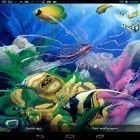 Téléchargez Aquarium 3D  sur Android et d'autres fonds d'écran animés gratuits pour Samsung Corby 2 S3850.