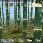 Outre le fond d'écran animé Ta ville 3D pour Android téléchargez l'apk gratuit de screensaver Le bois de bambou 3D .