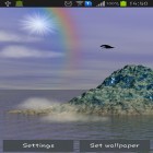 Outre le fond d'écran animé Vue de la Terre de la Lune pour Android téléchargez l'apk gratuit de screensaver Belles montagne.