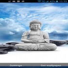 Outre le fond d'écran animé Chat curieux  pour Android téléchargez l'apk gratuit de screensaver Buddha.