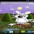 Outre le fond d'écran animé La nature nocturne  pour Android téléchargez l'apk gratuit de screensaver Lapin.