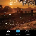 Outre le fond d'écran animé Le ciel bleu  pour Android téléchargez l'apk gratuit de screensaver Papillon, écran du blocage .