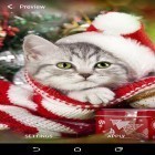 Outre le fond d'écran animé Lumière de lune  pour Android téléchargez l'apk gratuit de screensaver Animaux de Noël.