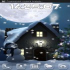 Outre le fond d'écran animé Nuit tropicale  pour Android téléchargez l'apk gratuit de screensaver La Lune de Noël.