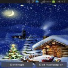 Outre le fond d'écran animé Licorne 3D  pour Android téléchargez l'apk gratuit de screensaver Nuit de Noël.