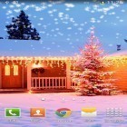 Outre le fond d'écran animé Paris   pour Android téléchargez l'apk gratuit de screensaver Neige de Noël.