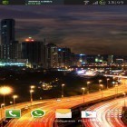 Outre le fond d'écran animé Oiseaux de ciel  pour Android téléchargez l'apk gratuit de screensaver La ville nocturne .