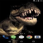 Outre le fond d'écran animé Coeurs péluchés  pour Android téléchargez l'apk gratuit de screensaver Dino T-Rex 3D.