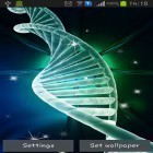 Outre le fond d'écran animé Loups  pour Android téléchargez l'apk gratuit de screensaver DNA.