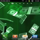 Outre le fond d'écran animé Les portails Jumpgate pour Android téléchargez l'apk gratuit de screensaver Pluie de dollars .