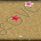 Outre le fond d'écran animé Le jardin celte HD pour Android téléchargez l'apk gratuit de screensaver Dessinez sur le sable.