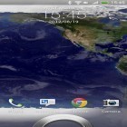 Outre le fond d'écran animé La plage pour Android téléchargez l'apk gratuit de screensaver Terre.
