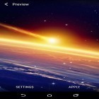 Outre le fond d'écran animé Le gaz magique pour Android téléchargez l'apk gratuit de screensaver Terre et espace.