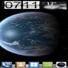 Outre le fond d'écran animé Poussière de galaxie pour Android téléchargez l'apk gratuit de screensaver La Terre .