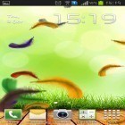 Outre le fond d'écran animé Le crane mystique  pour Android téléchargez l'apk gratuit de screensaver Plume.