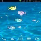 Outre le fond d'écran animé Monde de papier  pour Android téléchargez l'apk gratuit de screensaver Aquarium rond.