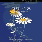 Outre le fond d'écran animé Orchidée  pour Android téléchargez l'apk gratuit de screensaver Fleurs et papillons .