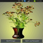 Outre le fond d'écran animé L`arbre domestique  pour Android téléchargez l'apk gratuit de screensaver Fleurs .