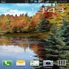 Outre le fond d'écran animé OVNI 3D pour Android téléchargez l'apk gratuit de screensaver Forêt, cascade, lac.