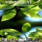 Outre le fond d'écran animé Poissons coralliens   pour Android téléchargez l'apk gratuit de screensaver Les feuilles fraîches .