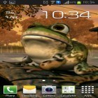 Outre le fond d'écran animé Horloge américaine  pour Android téléchargez l'apk gratuit de screensaver Grenouille 3D.