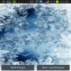 Outre le fond d'écran animé Papillons 3D  pour Android téléchargez l'apk gratuit de screensaver Vitre congelée .