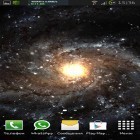 Outre le fond d'écran animé Mega particules  pour Android téléchargez l'apk gratuit de screensaver Le cœur de la galaxie .