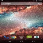 Outre le fond d'écran animé Fleurs de néon  pour Android téléchargez l'apk gratuit de screensaver Poussière de galaxie.