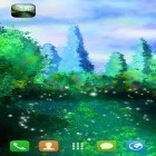Outre le fond d'écran animé Chrono, calendrier, batterie  pour Android téléchargez l'apk gratuit de screensaver Jardin .