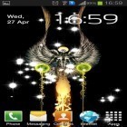 Outre le fond d'écran animé Fleurs fantastiques   pour Android téléchargez l'apk gratuit de screensaver Ange brillant .