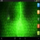 Outre le fond d'écran animé La puissance du Soleil pour Android téléchargez l'apk gratuit de screensaver Néon vert.