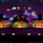 Outre le fond d'écran animé Galaxie  pour Android téléchargez l'apk gratuit de screensaver Halloween.