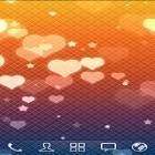 Outre le fond d'écran animé Ville de nuit  pour Android téléchargez l'apk gratuit de screensaver Cœurs  .