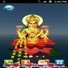 Outre le fond d'écran animé Ta ville 3D pour Android téléchargez l'apk gratuit de screensaver Laxmi Pouja 3D.