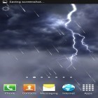 Outre le fond d'écran animé Chrono de design   pour Android téléchargez l'apk gratuit de screensaver L`orage et coups de foudre .