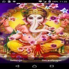 Outre le fond d'écran animé Horloge chat  pour Android téléchargez l'apk gratuit de screensaver Lord Ganesha HD.