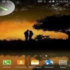Outre le fond d'écran animé Le vrai espace 3D pour Android téléchargez l'apk gratuit de screensaver Nuit des amoureux .