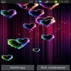Outre le fond d'écran animé Le pont de sakura  pour Android téléchargez l'apk gratuit de screensaver Coeurs magiques.