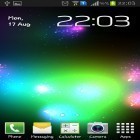 Outre le fond d'écran animé La galaxie ténébreuse  pour Android téléchargez l'apk gratuit de screensaver Mega particules .