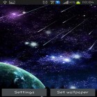 Outre le fond d'écran animé Cheval  pour Android téléchargez l'apk gratuit de screensaver Météore.